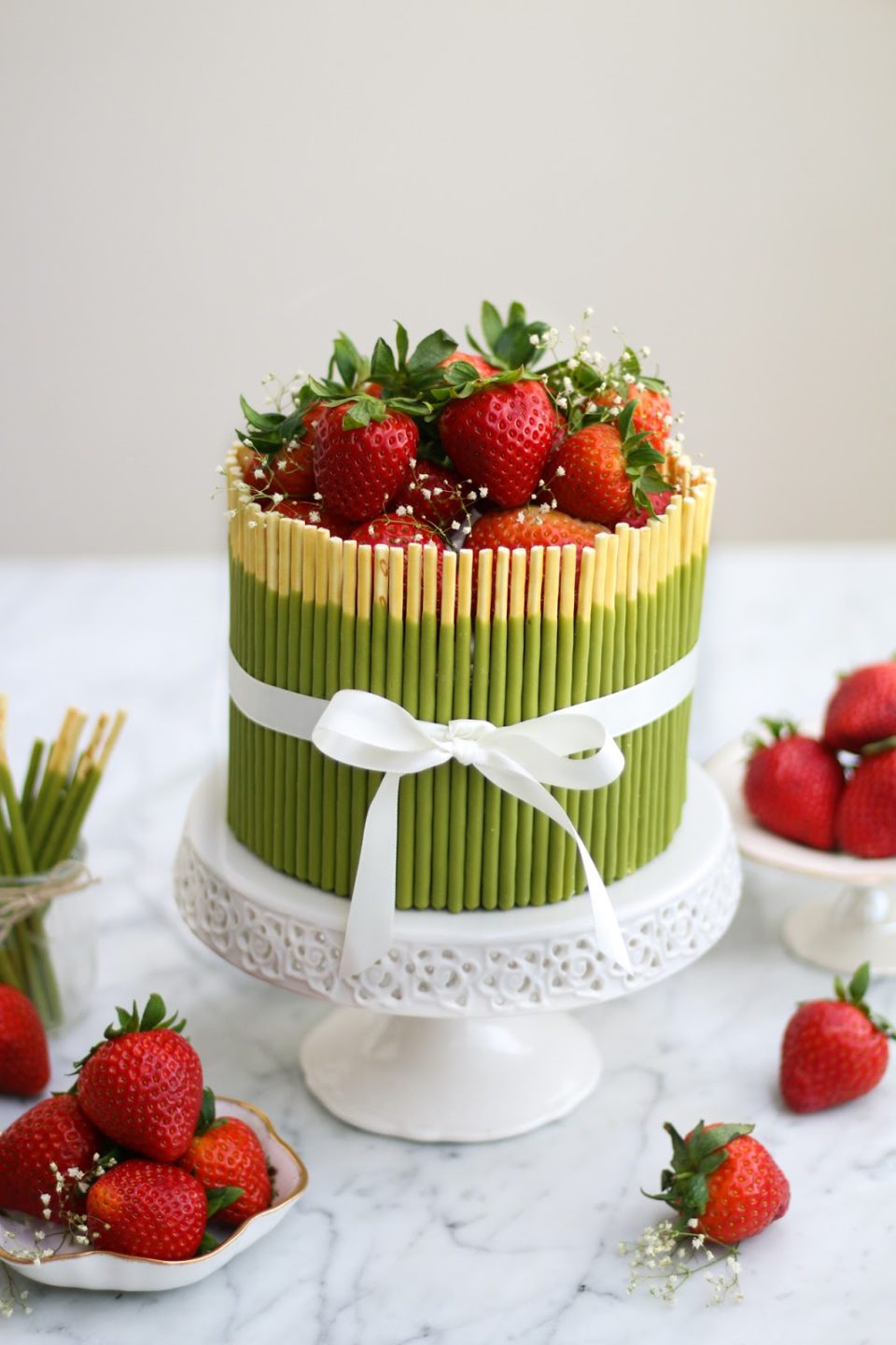 make a single serving matcha cake! - YouTube