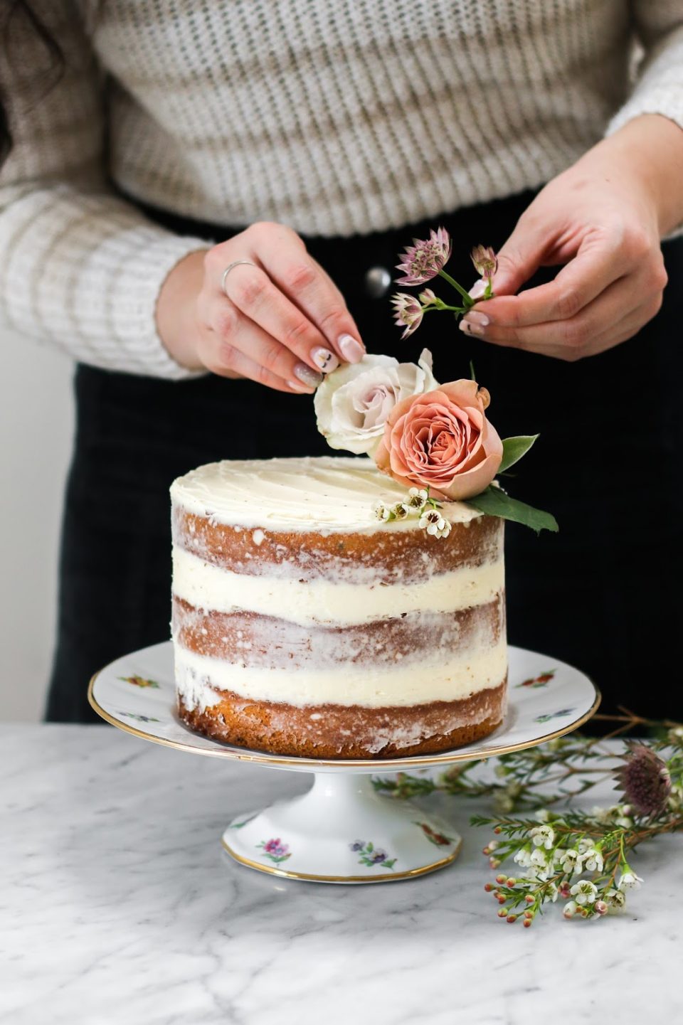 Robinia flower cake and fritters + a giveaway! | Emiko Davies