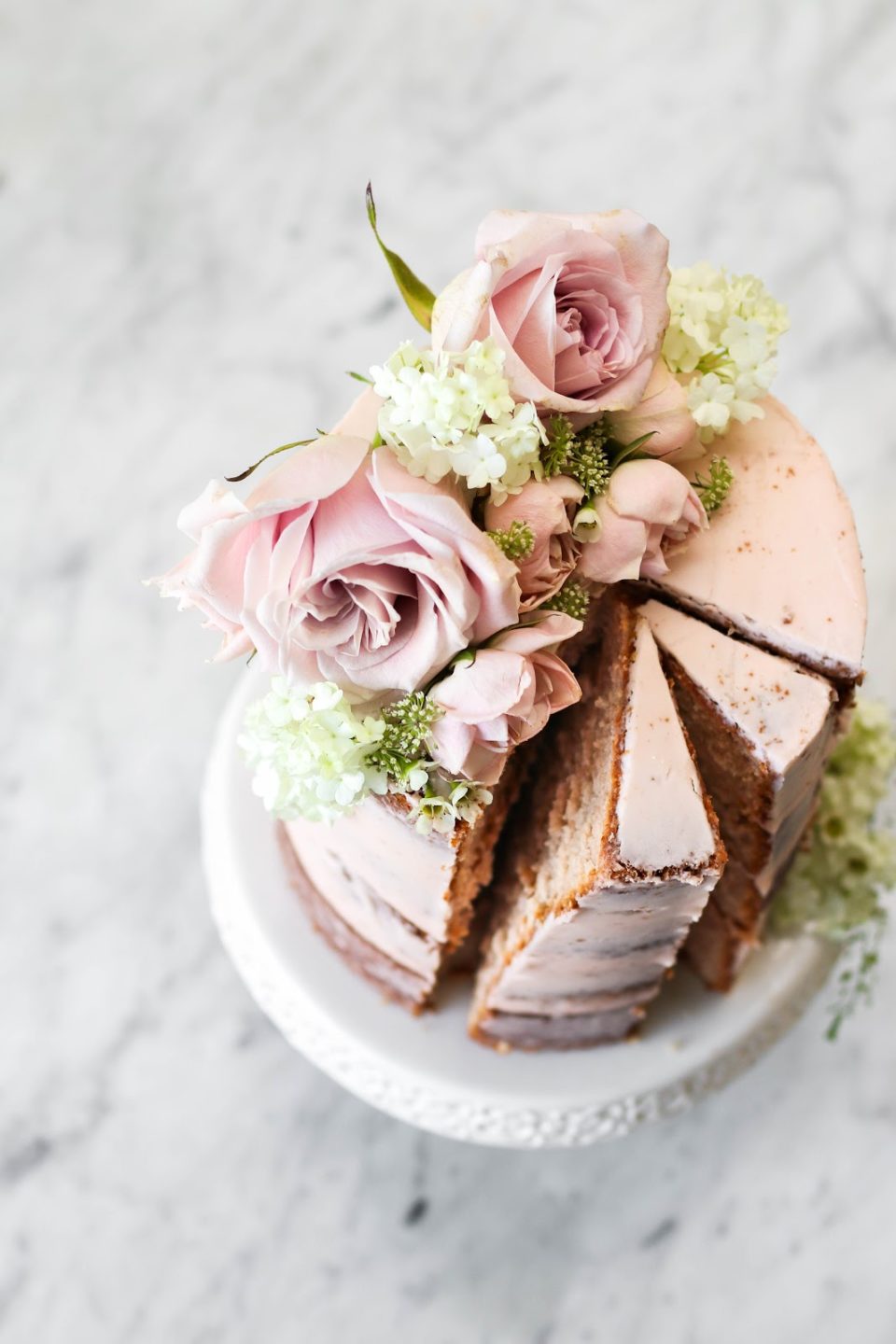 Strawberry Celebration Cake With Blood Orange Buttercream 7