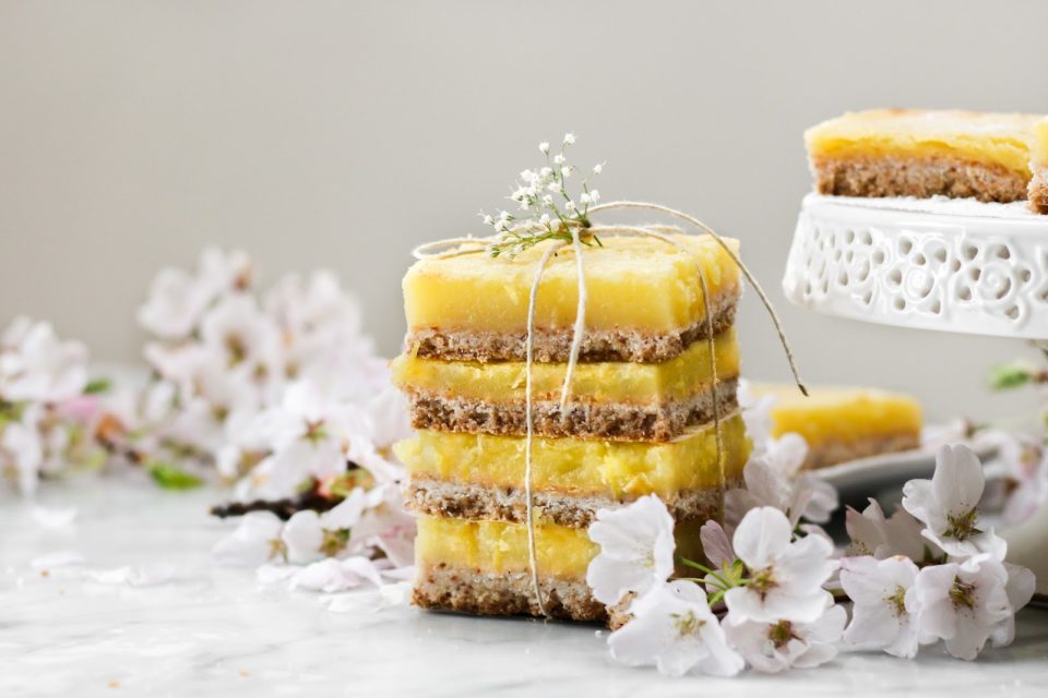 Dairy Free Coconut Lemon Bars