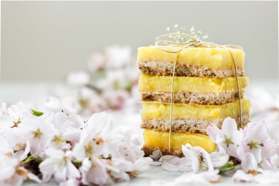 Dairy Free Coconut Lemon Bars