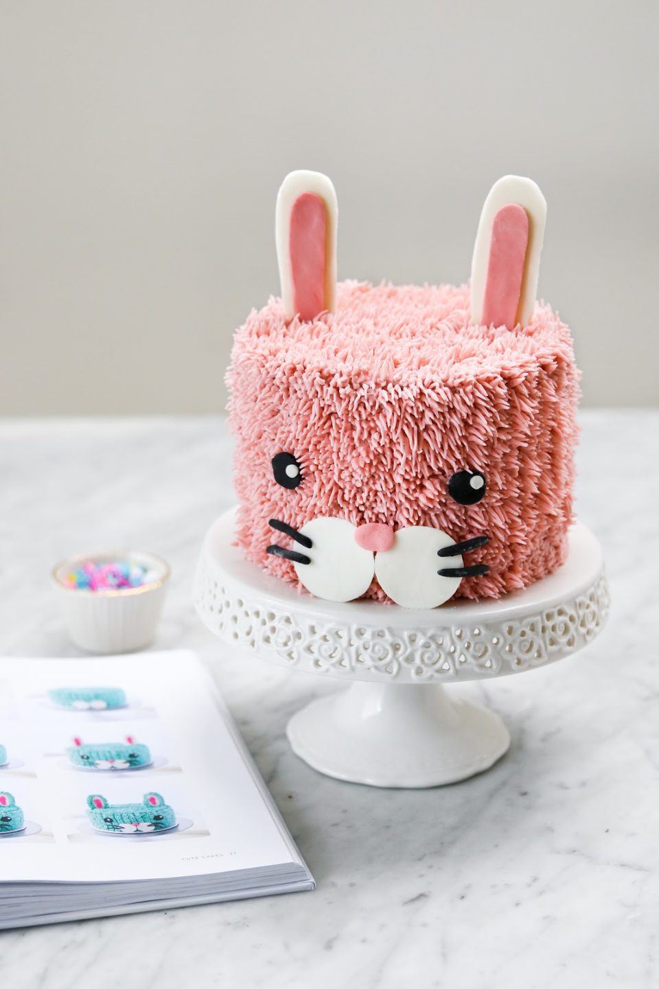 Easter Bunny Butt Cake