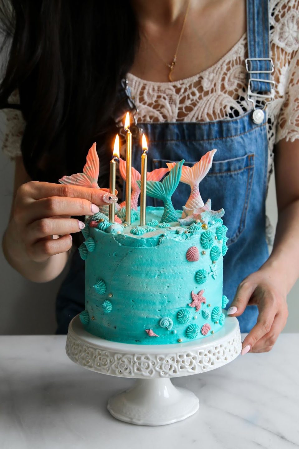 Elegant Mermaid Cake