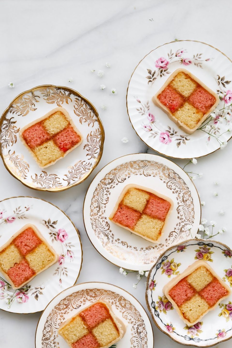 Battenberg Cake with Coffee and Walnuts - Avocado Pesto