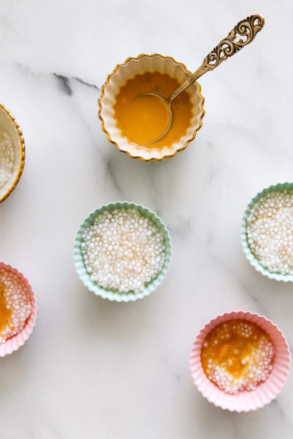 Salted Egg Yolk Crystal Sago Cakes Constellation Inspiration 