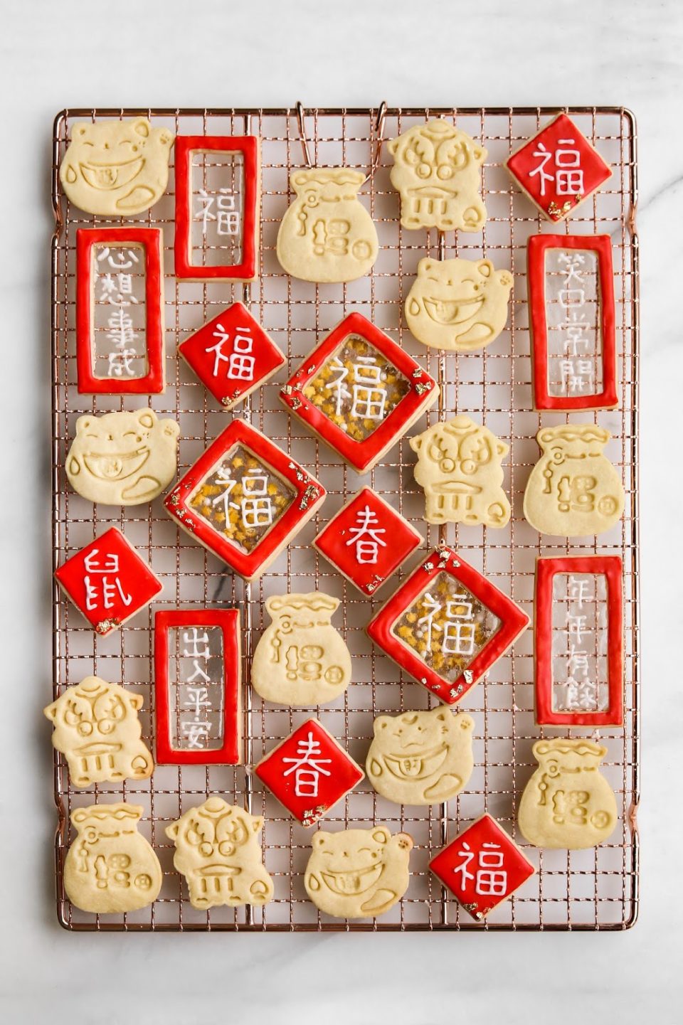 Chinese New Year Cookies - Constellation Inspiration