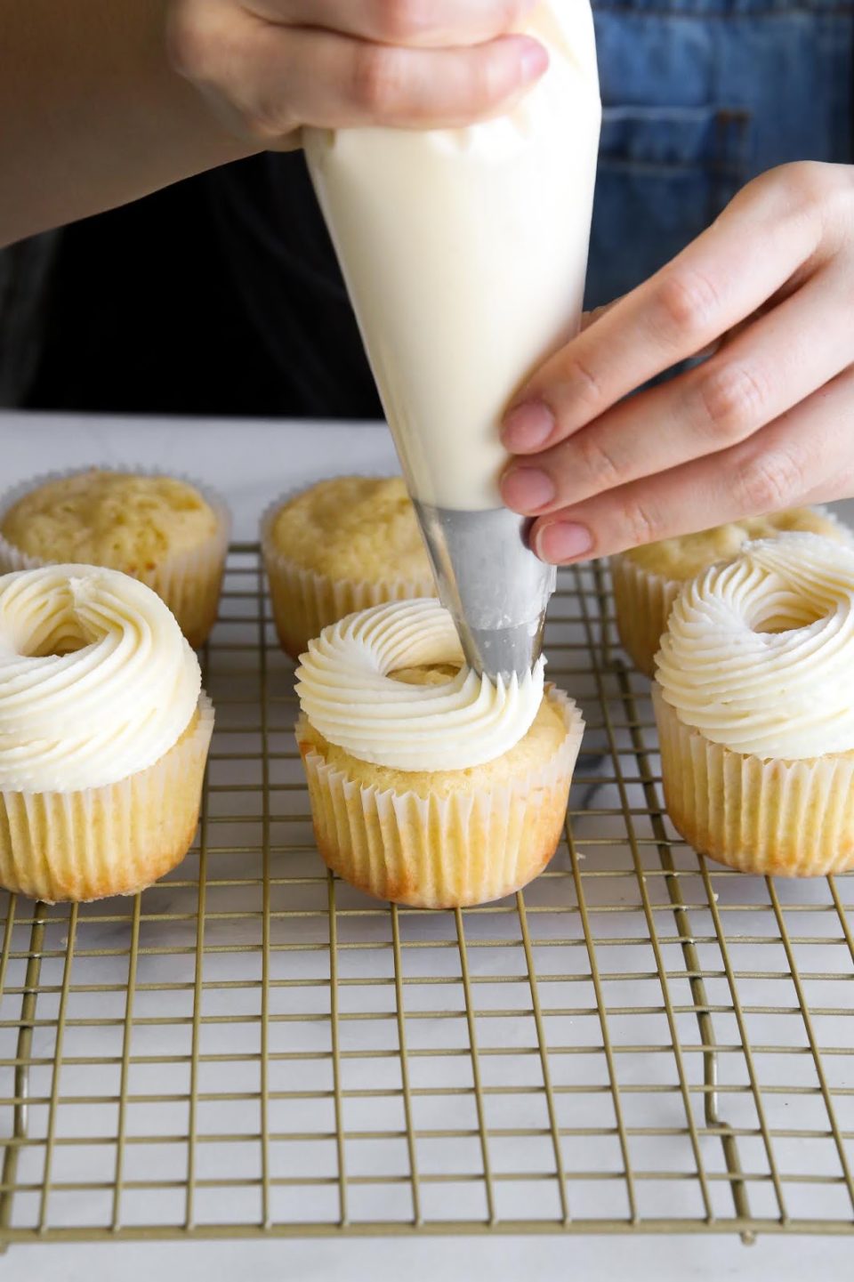 Coconut Snow Globe Cupcakes - Constellation Inspiration