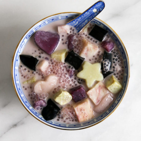 Taro Coconut Sago Dessert Soup (椰汁芋頭+芋圓西米露) Constellation Inspiration