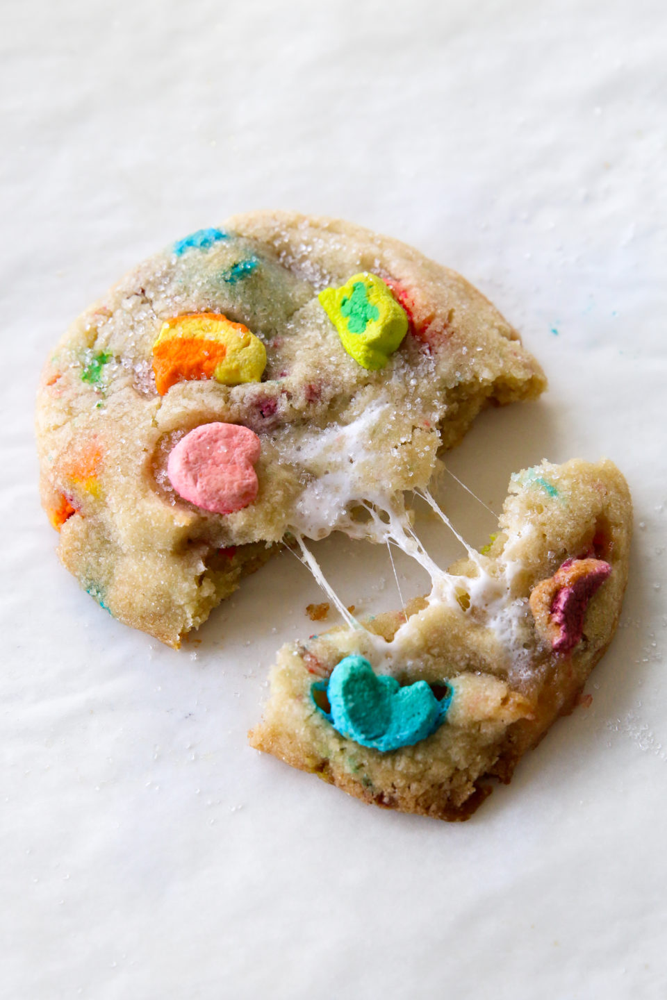 Lucky Charms Cereal Marshmallow Cookies - Constellation Inspiration