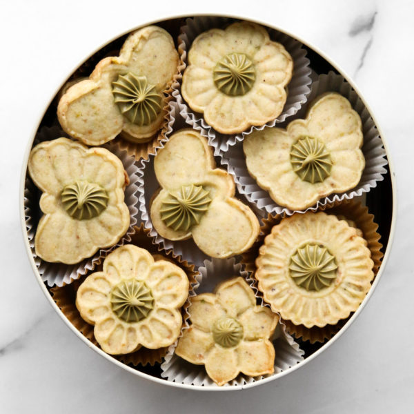 Pistachio Shortbread Thumbprint Cookies Constellation Inspiration