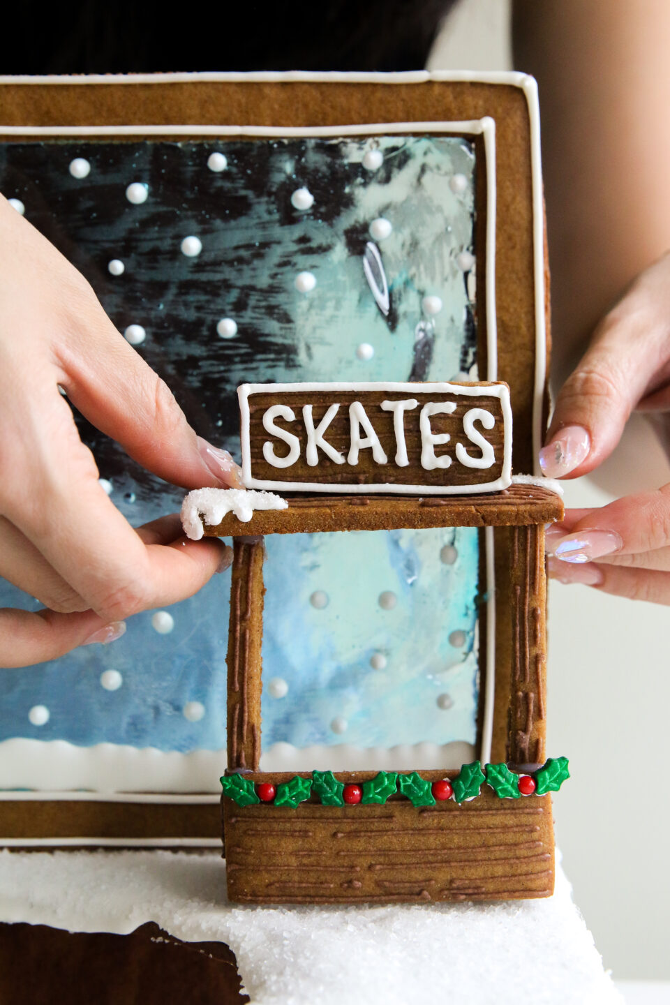 Gingerbread Snoopy's Skating Rink Constellation Inspiration