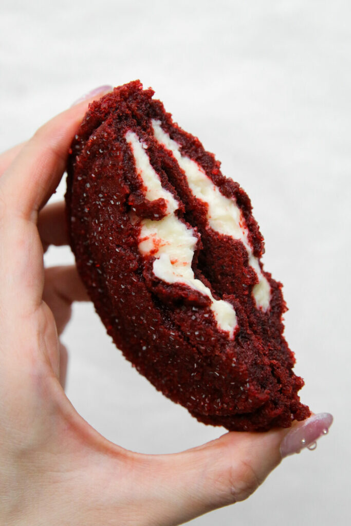 Red Velvet Cookies With Cream Cheese Filling - The Squeaky Mixer - Easy And  Fun Baking Recipes